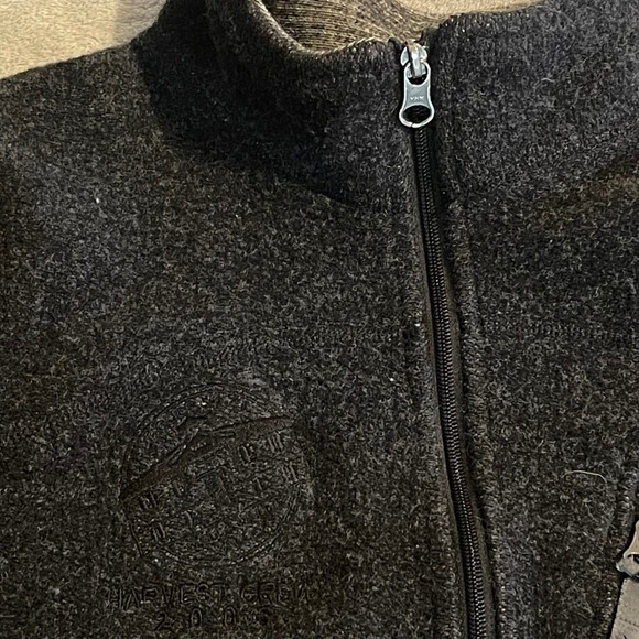 Ibex Womens Small 100% Merino Wool Full Zip Jacket Charcoal Grey New Wool Order - Picture 9 of 10